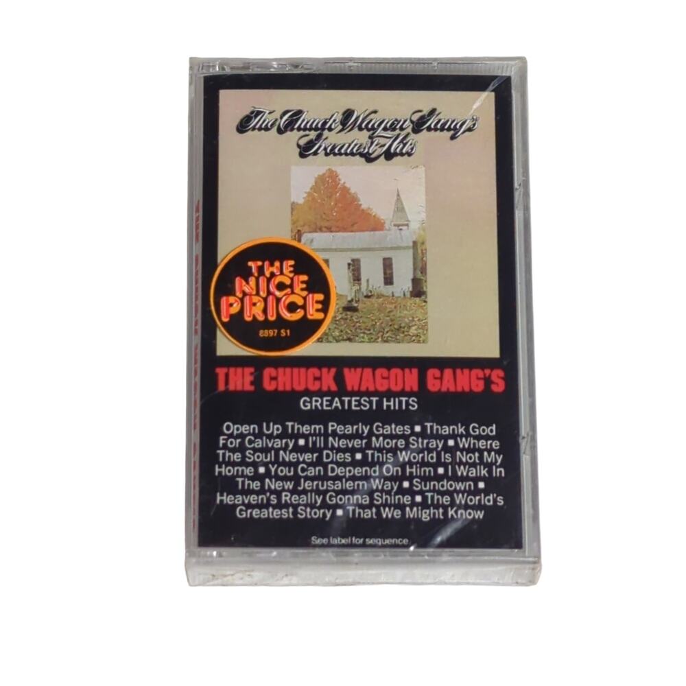 Brand New Factory Sealed The Chuck Wagon Gang Greatest Hits Cassette Tape